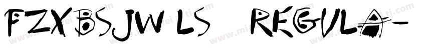 FZXBSJW_LS80 Regula字体转换